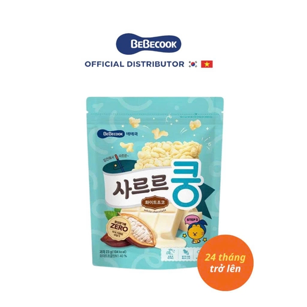 Bánh bỏng vị Chocolate trắng Bebecook
