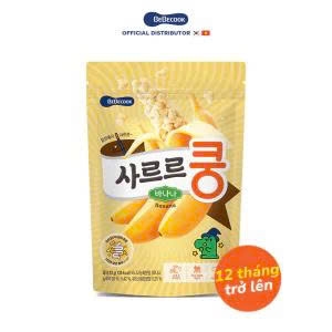 Bánh bỏng Bebecook bổ sung lợi khuẩn vị Chuối
