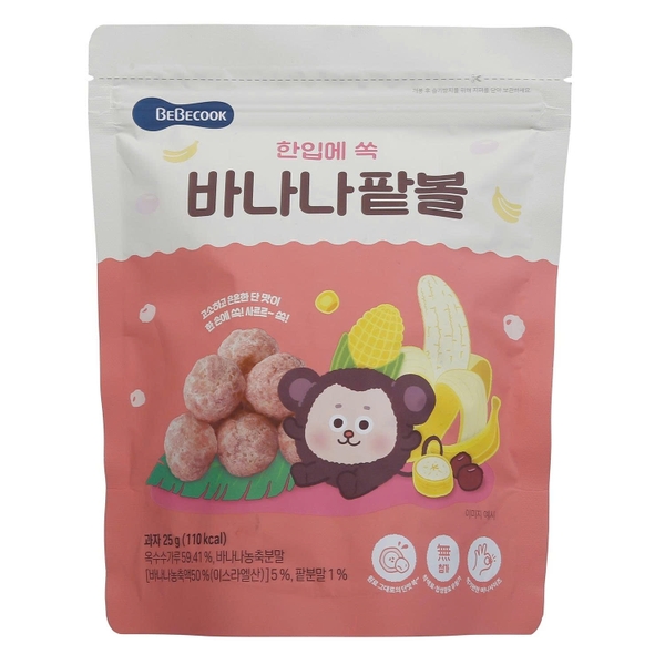 Bánh bỏng bi Bebecook vị Chuối