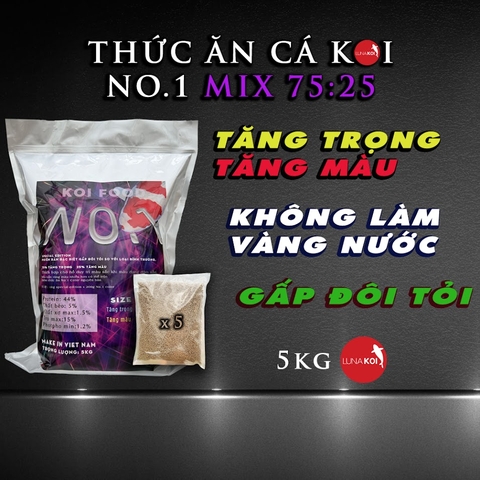 Thức ăn cá Koi No.1 phiên bản đặc biệt tăng màu duy trì 75:25