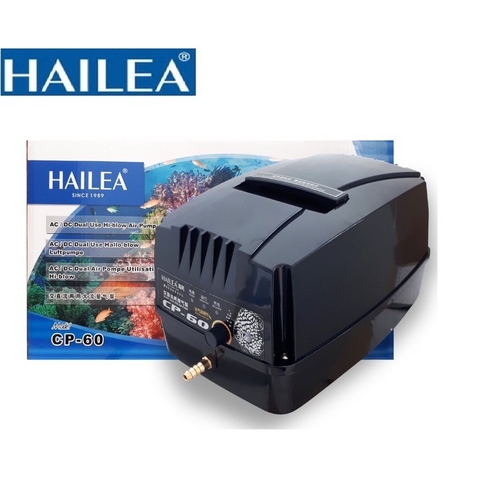 Máy oxy dùng bình tích điện Hailea CP-60 cho hồ cá cảnh