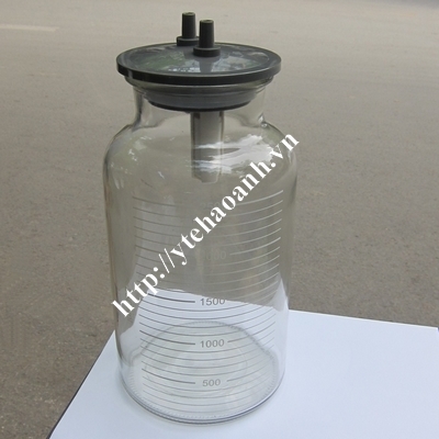 Bình máy hút dịch 2 bình 2500ml