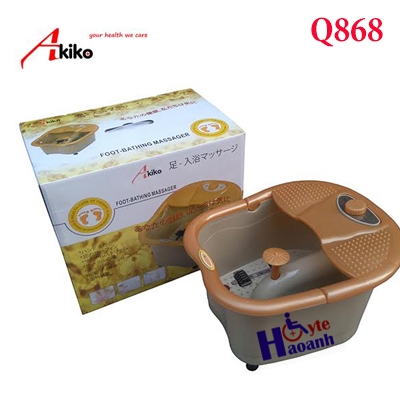 Bồn ngâm chân massage Akiko Q868 tự đun nước và giữ ấm nước