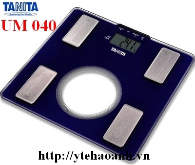 Cân sức khỏe đo lượng mỡ và nước trong cơ thể Tanita UM 040