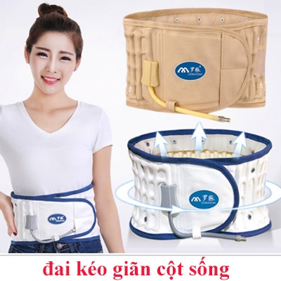 Đai hơi kéo giãn cột sống trị đau lưng