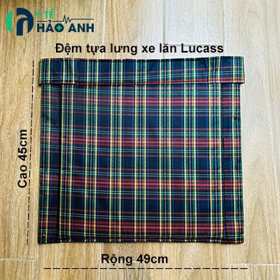 Đệm tựa lưng xe lăn kẻ