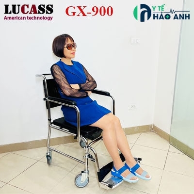 Ghế bô có bánh xe Lucass GX-900 đệm ngồi bằng mút bọc da
