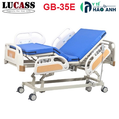 Giường y tế điều khiển điện đa chức năng Lucass GB-35E dòng cao cấp