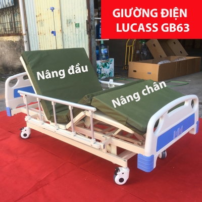 Giường điện 3 chức năng cho người bệnh Lucass GB63