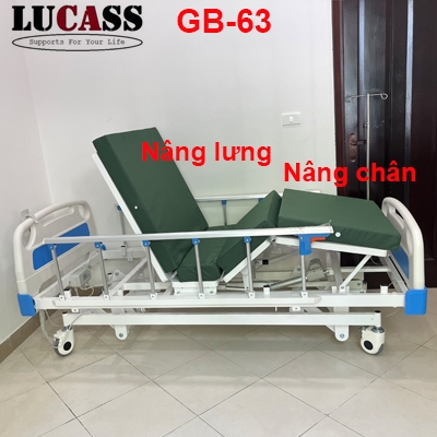 Giường điện 3 chức năng cho người bệnh Lucass GB-63