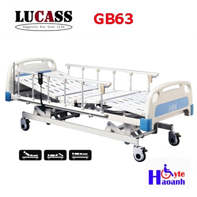 Giường điện 3 chức năng cho người bệnh Lucass GB63