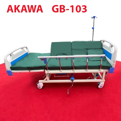 Giường bệnh nhân đa chức năng 3 tay quay Akawa GB-103