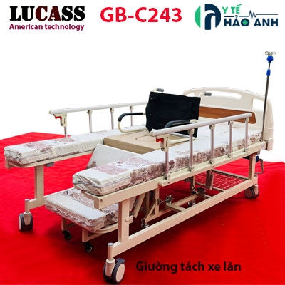 Giường tách xe lăn Lucass GB-C243 (GB-6E)