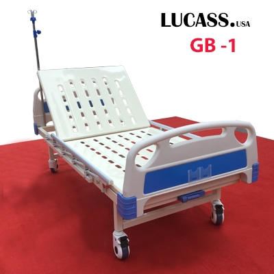 Giường y tế 1 tay quay loại cao cấp Lucass GB-1