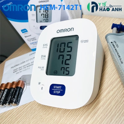Máy đo huyết áp tự động bắp tay Omron HEM-7142T1