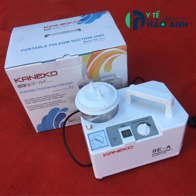 Máy hút dịch 1 bình Kaneko 9E-A cho người lớn và trẻ em, tặng 2 đầu hút ngoài.