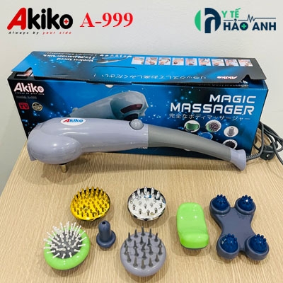 Máy massage cầm tay 7 đầu Akiko A-999, siêu mạnh