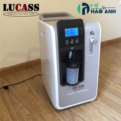 Máy tạo oxy cao cấp 5 lít/phút Lucass SZ-5BW có xông khí dung