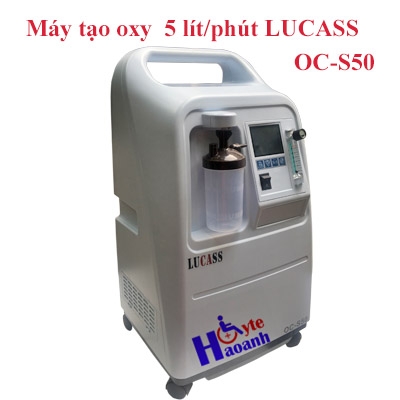 Máy tạo oxy 5 lít/phút Lucass OC-S50