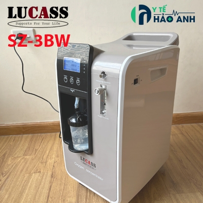 Máy tạo oxy 3 lít/phút Lucass SZ-3BW có xông khí dung