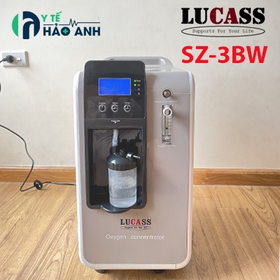 Máy tạo oxy 3 lít/phút Lucass SZ-3BW có xông khí dung