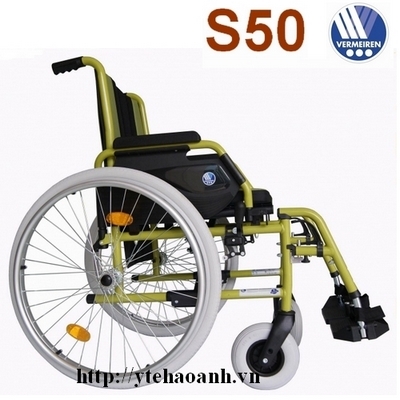Xe lăn Bỉ Vermeiren S50 vàng