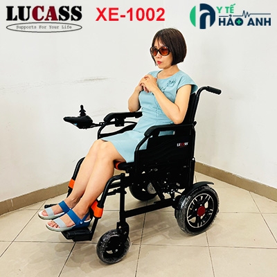 Xe lăn điện Lucass XE-1002 phiên bản cải tiến Xe lăn điện Lucass xe-1002 chính hãng giá tốt