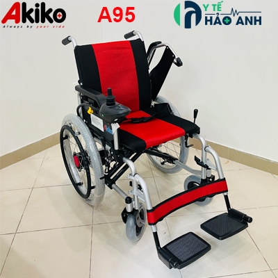 Xe lăn điện Akiko A95 mẫu mới dành cho người già, người khuyết tật
