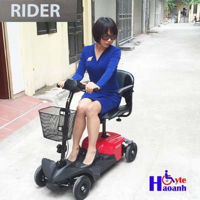 Xe lăn điện 4 bánh Rider cho người già, người khuyết tật