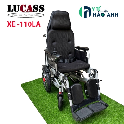 Xe lăn điện ngả nằm Lucass XE-110LA công nghệ Mỹ