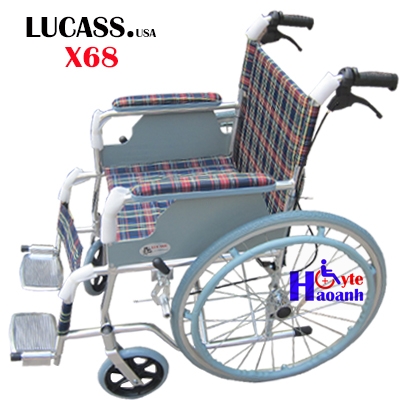 Xe lăn hợp kim nhôm Lucass X68