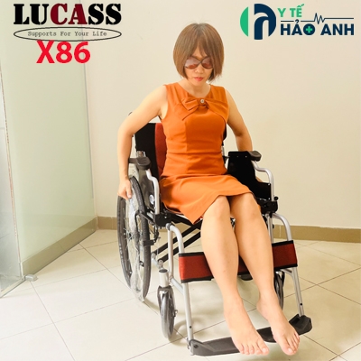Xe lăn hợp kim nhôm Lucass X86