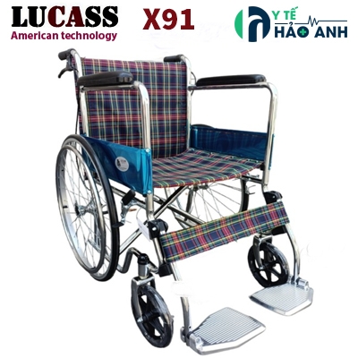 Xe lăn Lucass X91 có phanh tay