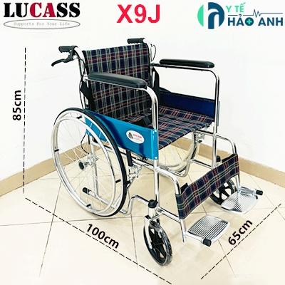 Xe lăn Lucass X9J rộng ngang