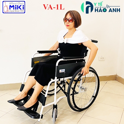 Xe lăn Miki Nhật Bản VA-1L khung hợp kim nhôm Xe lăn Miki Nhật Bản VA-1L