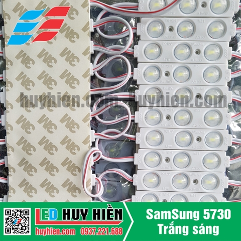 Led hắt 3 mắt 5730 samsung 1.2W trắng sáng