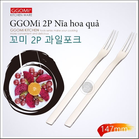 GGOMI 2P NĨA ĂN HOA QUẢ