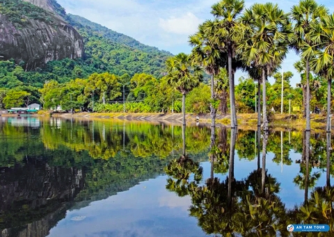 Hồ Ô Thum - điểm du lịch “chữa lành” siêu hot tại An Giang