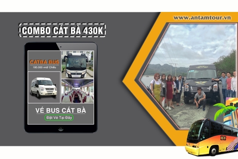 VÉ XE BUS HÀ NỘI - CÁT BÀ HÀNG NGÀY