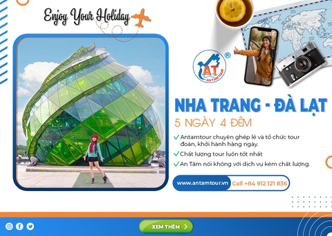 Tour Nha Trang - Đà Lạt 5 Ngày 4 Đêm