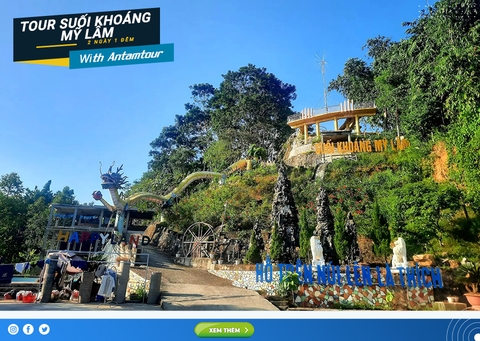 Tour Hồ Thác Bà - Suối Khoáng Mỹ Lâm 2 Ngày 1 Đêm