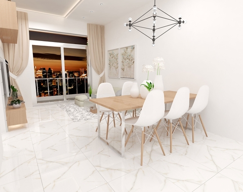 Gạch Ốp Lát Ấn Độ 80x80 CITYLINE.WHITE.80  Gạch Ốp Lát Ấn Độ 80x80 CITYLINE.WHITE.80
