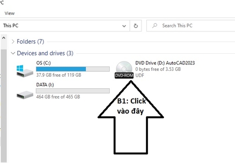 Crack AutoCAD 2023 Bước 1