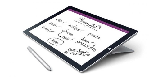 Ứng dụng viết tay bằng bút cảm ứng, OneNote của Microsoft