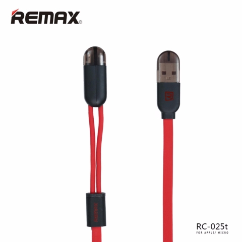 Cáp Remax Gemini 2in1 RC-025t