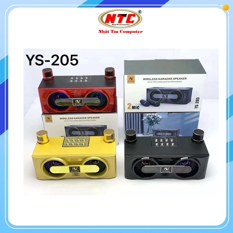 Loa Karaoke Bluetooth SU YOSD YS-205 kèm 2 micro không dây, CS 20W, Nhỏ gọn