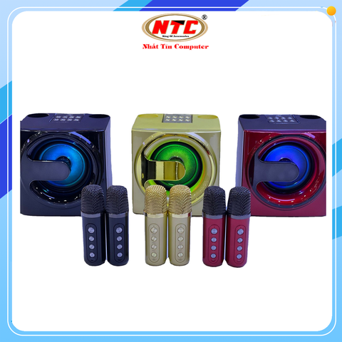 Loa Karaoke Bluetooth SU YOSD YS-207 kèm 2 micro không dây, CS 20W, Nhỏ gọn