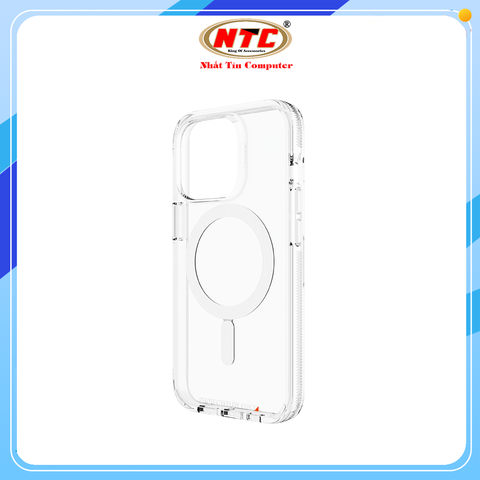 Ốp Lưng Silicone Clear Case hỗ trợ MagSafe cho iPhone từ 8 Plus đến 14 Pro Max (Trong)