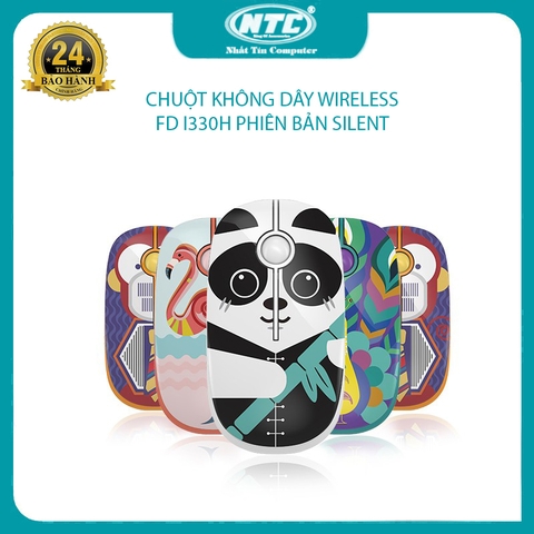 Chuột không dây Wireless FD I330H phiên bản silent không tiếng click (5 màu tuỳ chọn)