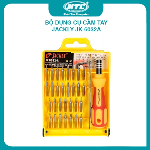 Bộ tua vít đa năng 32 chi tiết Jackly JK6032A (Cam)